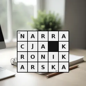 Hasło krzyżówkowe fikcja literacka - narracja kronikarska – rozwiązanie, synonimy, podpowiedzi i definicje krzyżówkowe